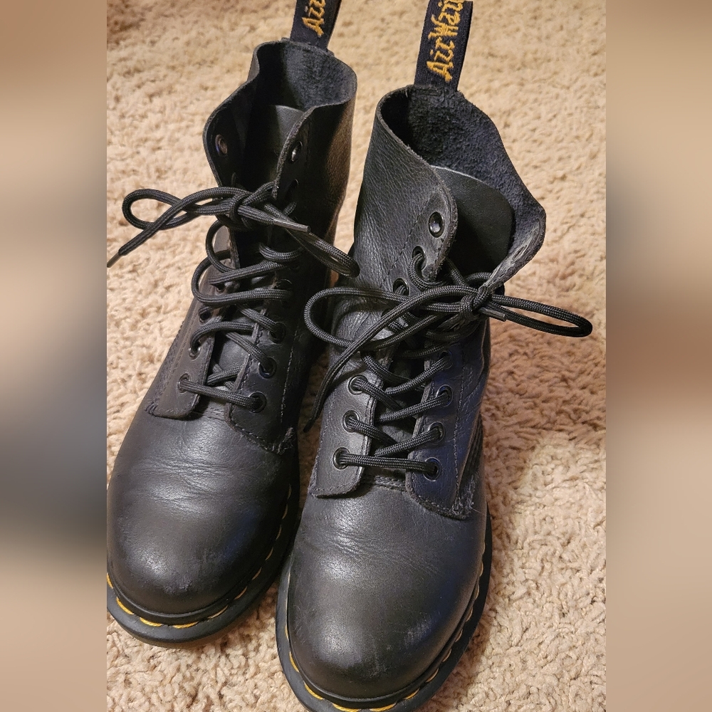 Dr. Martens Black Combat Boots